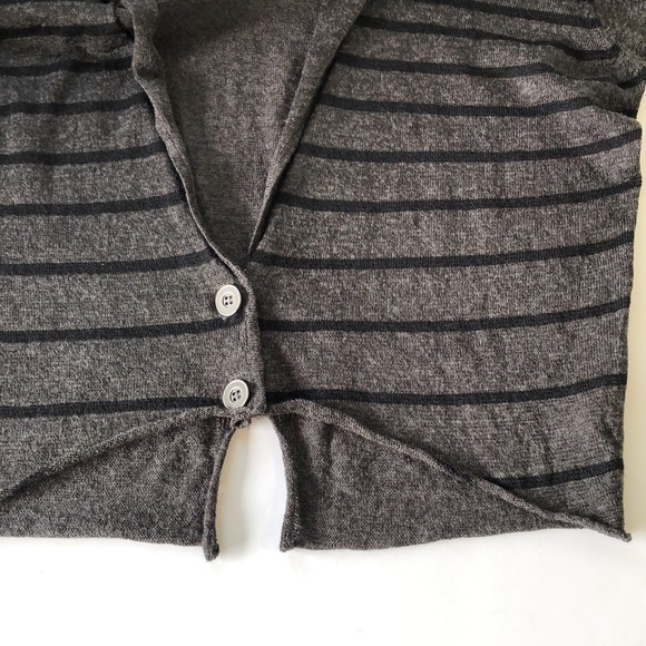 Free People linen blend semi sheer sweater blazer - Picture 11 of 11